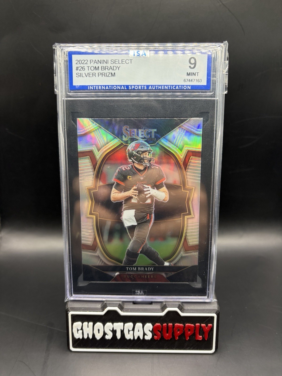 2022 Panini Select - Concourse Tom Brady #26 Silver Prizm Mint 9