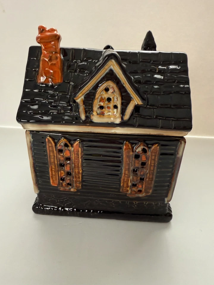 Yankee Candle BONEY BUNCH Haunted House Candle Holder Halloween 2010 - READ - Image 3 of 4