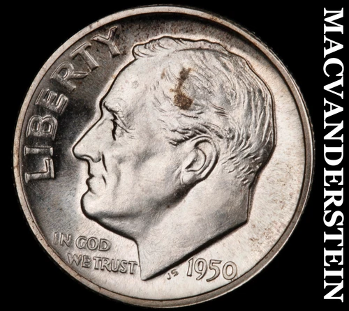 1950 Roosevelt Dime- Choice Gem Proof Luster No Reserve #i8245