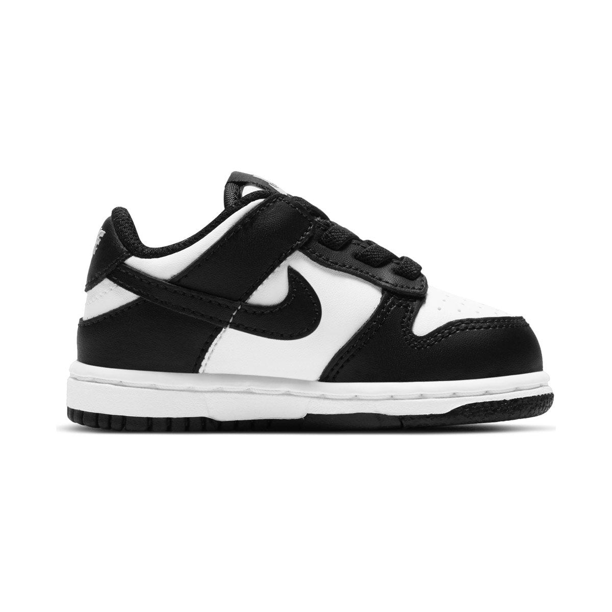 BOYS TODDLER NIKE DUNK LOW BABY_WHITE/BLACK-WHITE CW1589-100-SIZE 10 thumbnail 2