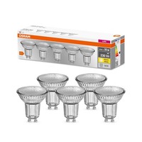 Osram LED Base PAR16 GU10 Warmweiß 5Er Pack Ersetzt 35W Lampe 36° Abstrahlwinkel
