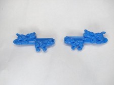 Vintage Goody Set Of 2 Blue Puppies Snap Tight Barrette Hair Clip 1970s 1980s