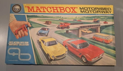 Vintage Lesney Matchbox Motorway M-2 Set – 1960s – Complete Working - VGC Cars