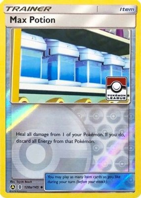 Max Potion (Pokemon League) 128a/145  Pokemon Reverse Holo NM