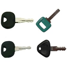 4 Ignition Keys - Heavy Equipment Key Set - Fits Volvo and Ships Free