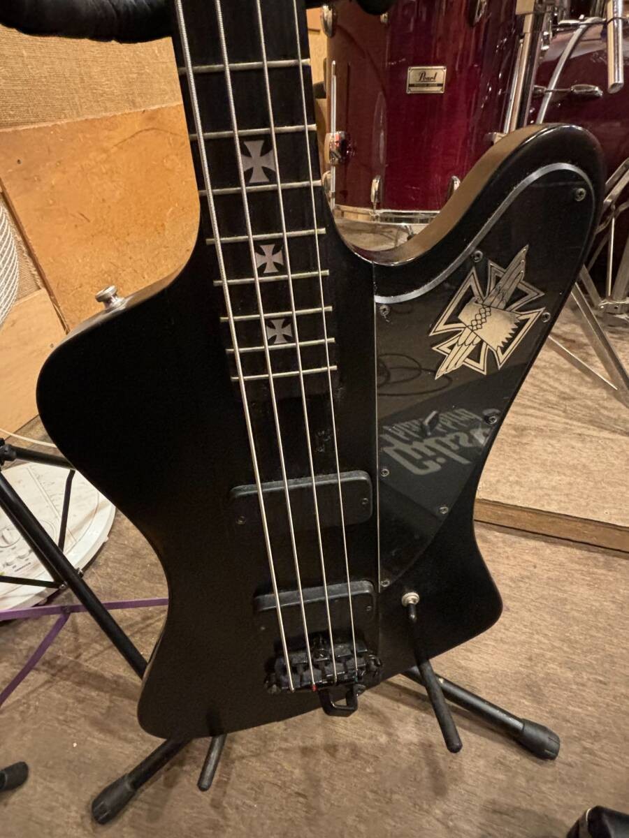 ベース Gibson Blackbird Nikki Sixx Signature Electric Bass Guitar Gibson Blackbird Nikki Sixx Signature