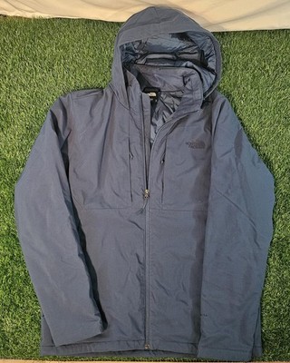 The North Face Apex Elevation Winter Jacket Hooded Coat Monterey Blue Mens M