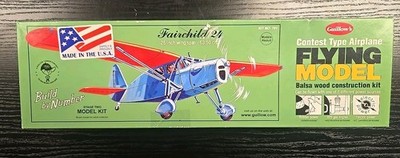 GUILLOWS #701-FAIRCHILD 24 BALSA WOOD FLYING MODEL KIT