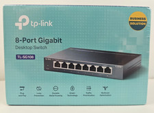 TP-LINK TL-SG108 8-Port Gigabit Desktop Switch Brand New