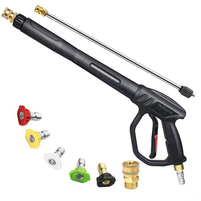 #ad Pressure Washer Wand with Swivel 3 8quot; Plug amp; M22 Coupler Ergonomic Handle H... $72.12