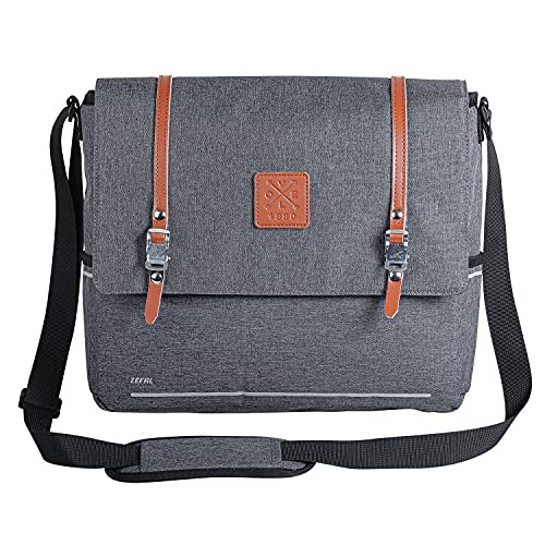 ZEFAL Urban Messenger Bag, Borsa a Tracolla Unisex-Adulto, Grigio, 11l-11l