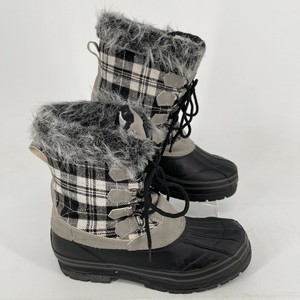 tamarack women's plaid pac boot