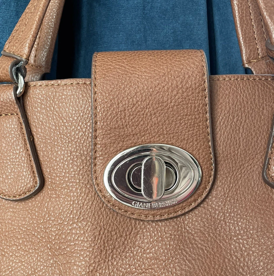 Bolso de Hombro Giani Bernini Marrón Forrado Sherpa Foto 3 de 4