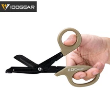 IDOGEAR Tactical Medical Scissors Emergency First Aid Shears Bandage EMT Airsoft