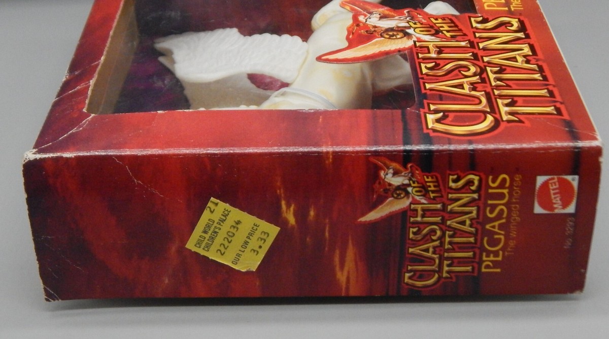 1980 vintage Mattel CLASH OF THE TITANS horse PEGASUS toy COMPLETE