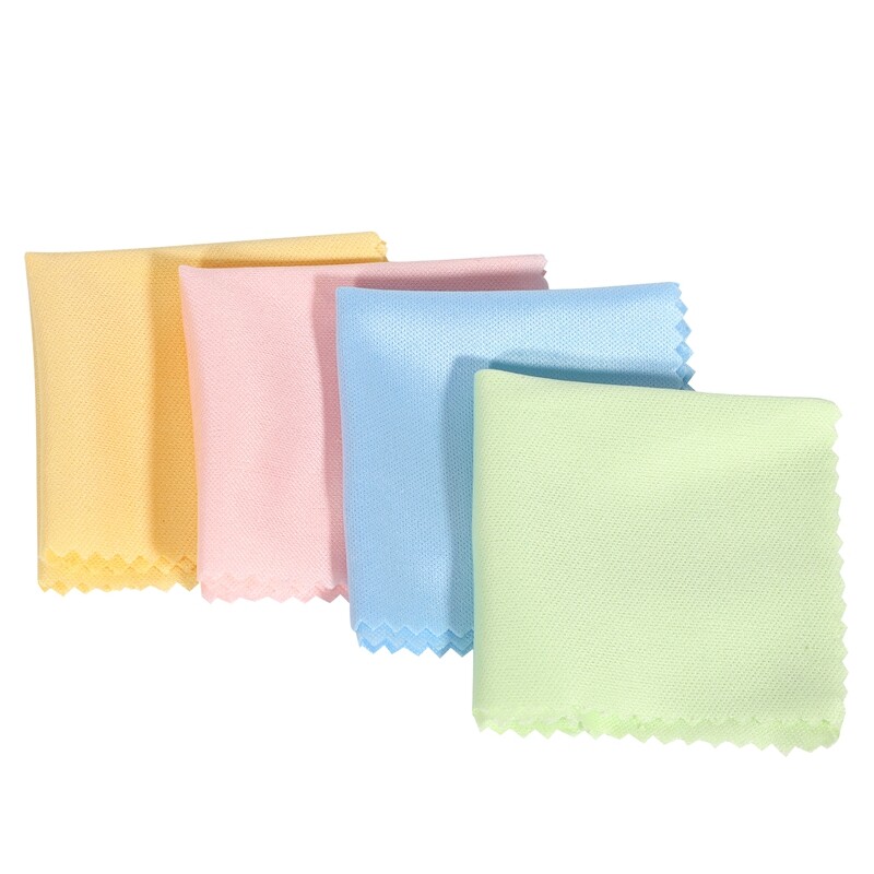 4 Microfiber Optical Cleaning Cloth Dvd Lcd Camera Lens Screen Clean