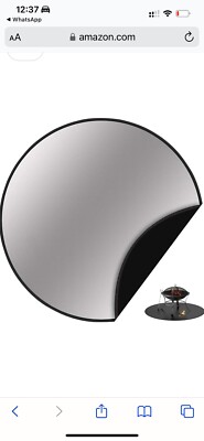 Docsafe 36'' round Fireproof Mat Fire Pit Mat Grill Mat,Heat Insulated 4 Layers F