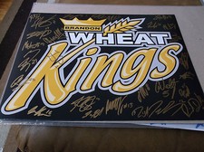 BRANDON WHEAT KINGS 2014-15 WESTERN HOCKEY LEAGUE 11 X 14 MATTE PHOTO 27 SIGNED