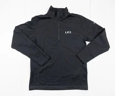 North Face Sweater Mens Small Black Tech 1/4 Zip Fleece Pullover Outdoors Adult