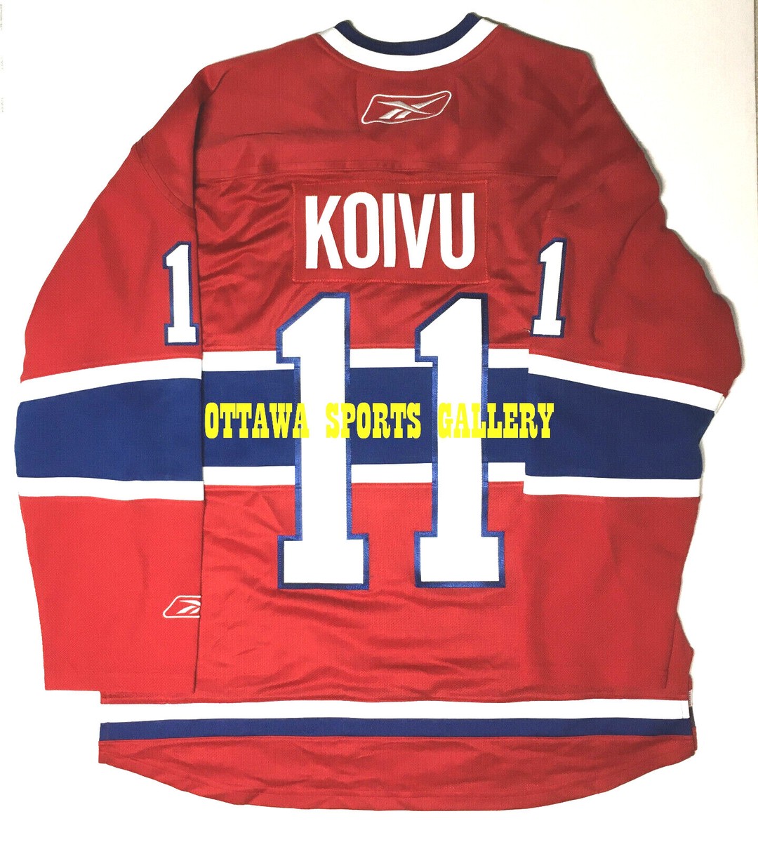 SAKU KOIVU MONTREAL CANADIENS YOUTH RBK JERSEY NEW WITH TAGS S/M