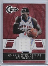 2010-11 Totally Certified AMARE STOUDEMIRE Red Materials jersey /249 Knicks HOF