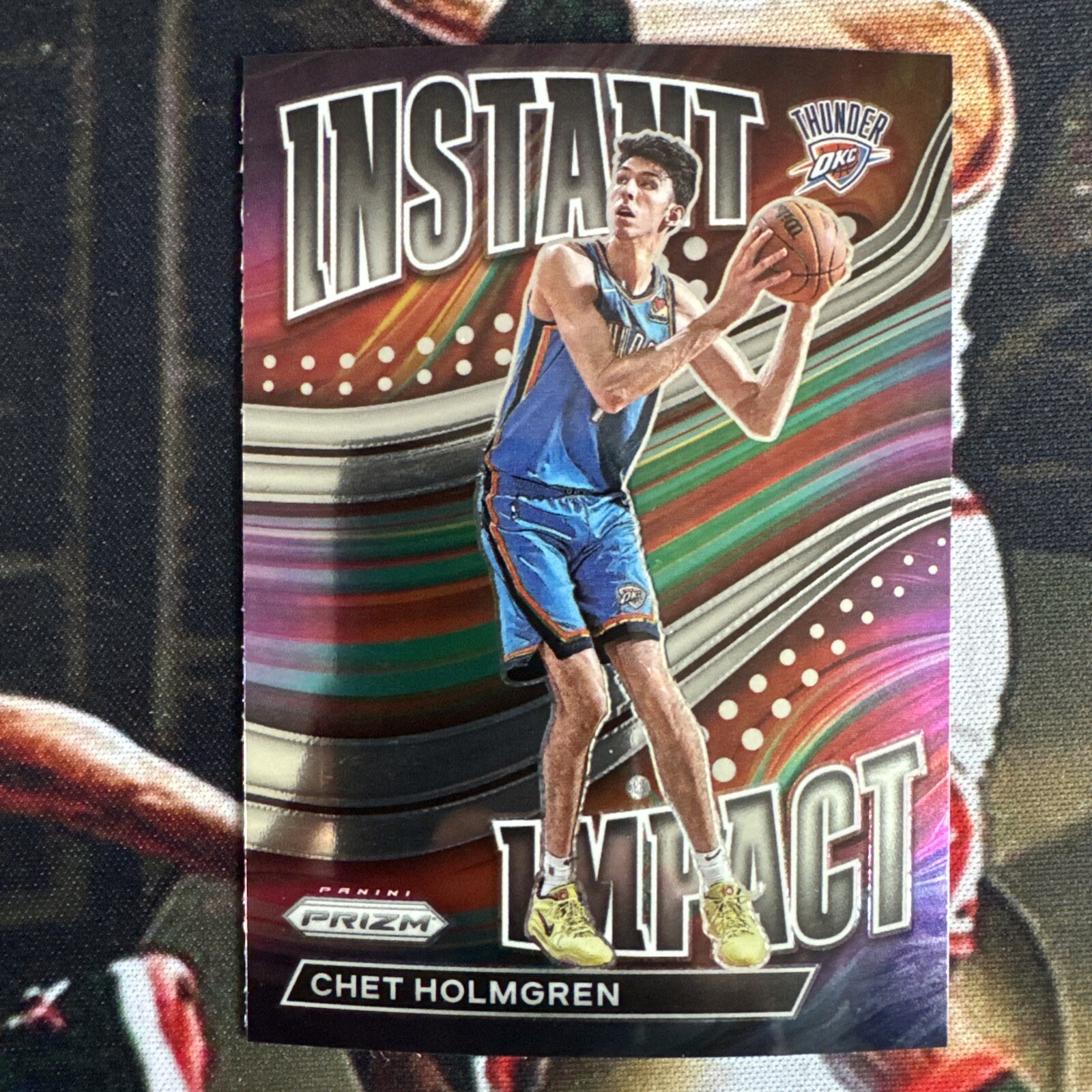 2022 Panini Prizm Instant Impact #2 Chet Holmgren RC - Thunder