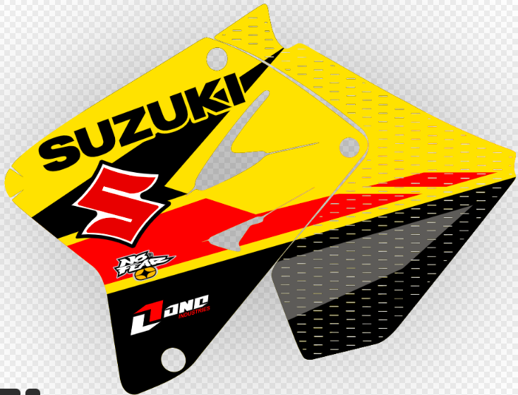 SUZUKI RM125 & RM 250 Travis Pastrana Team Suzuki Style Replica