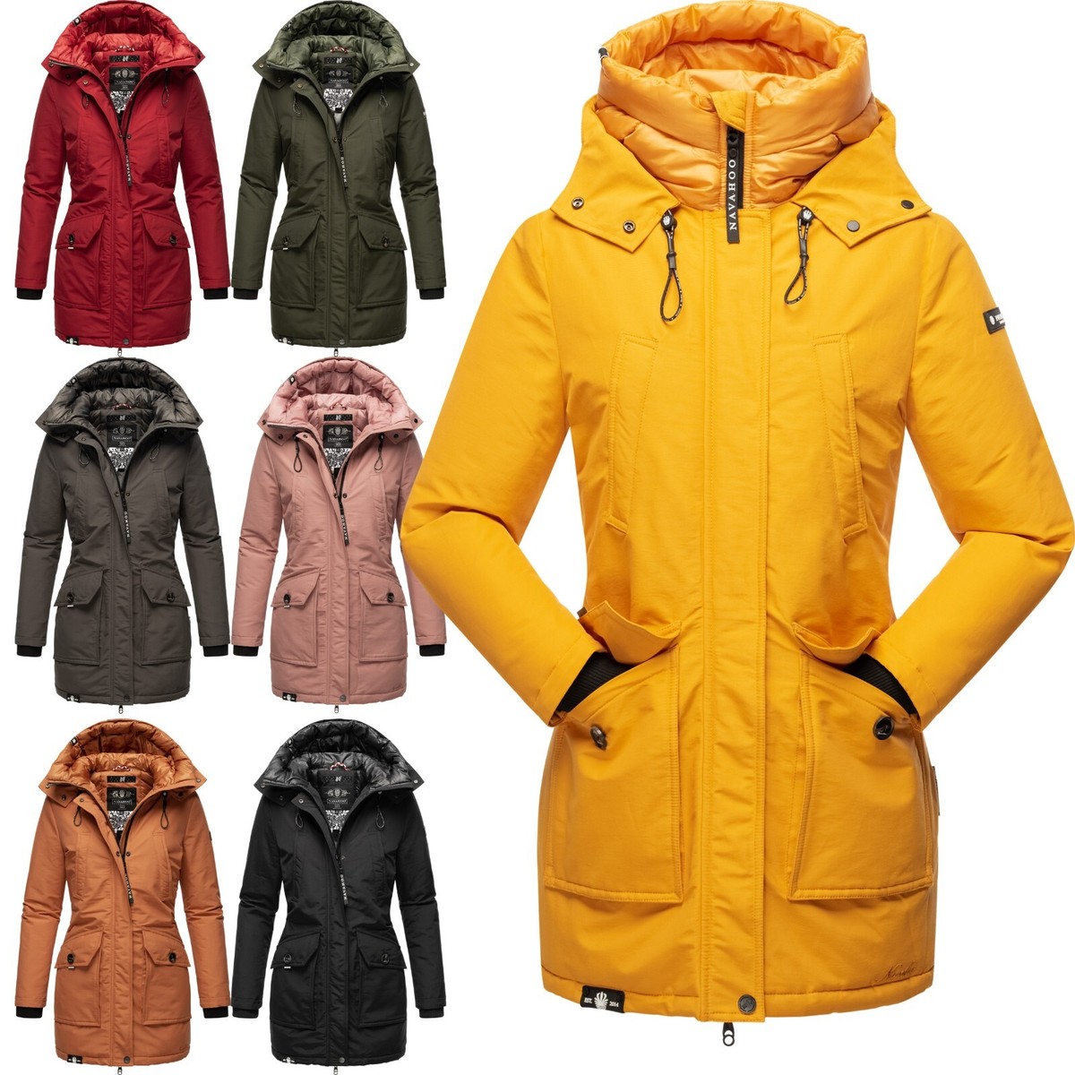 Navahoo Damen Winter Jacke Steppjacke Anorak Mantel Outdoor Parka  Blizzardstorm - Main Image