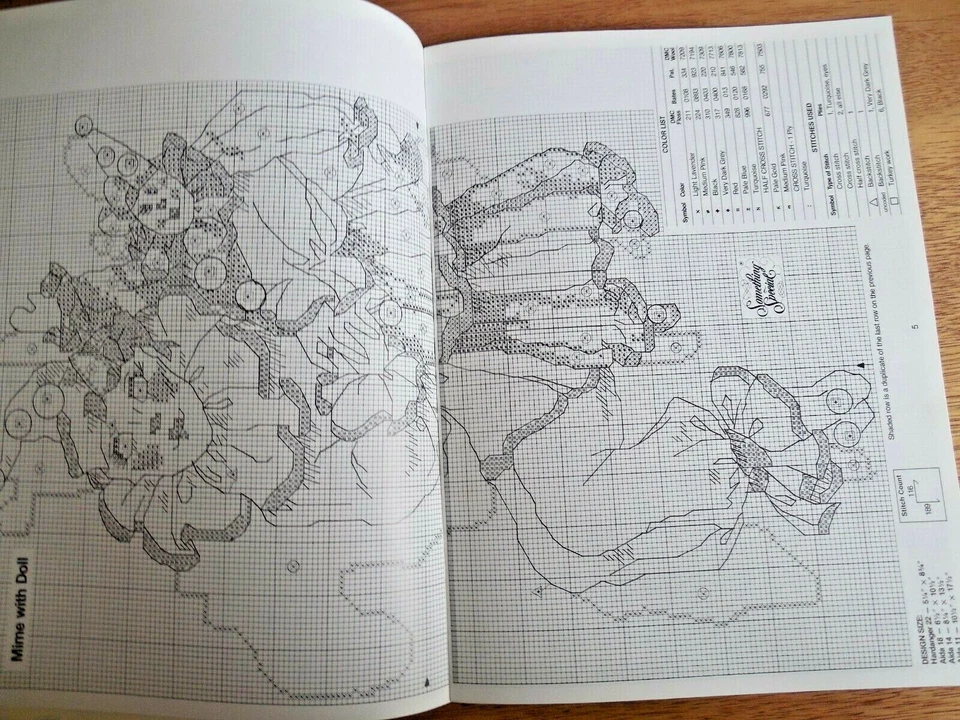 NEW  Something Special Cross Stitch Pattern Booklet "St. Dennis Mimes"  Clowns - Image 3 of 4