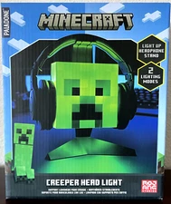 Mojang Minecraft Creeper Head Light Headphone Stand Paladone NIB