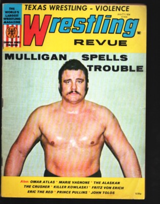Sports Pub: Wrestling Revue 7/1971-Marie Vagnone-Killer Kowlaski