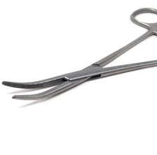 Hemostat Locking Forceps Mosquito 5.5" Surgical Dental Curved Instruments
