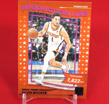 Devin Booker Production Line PURPLE PRESS PROOF 2022-23 Donruss Basketball