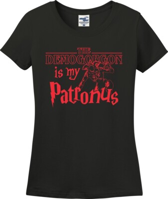 Utopia Sport The Demogorgon Is My Patronus Parody Ladies T-Shirt (S-3X)