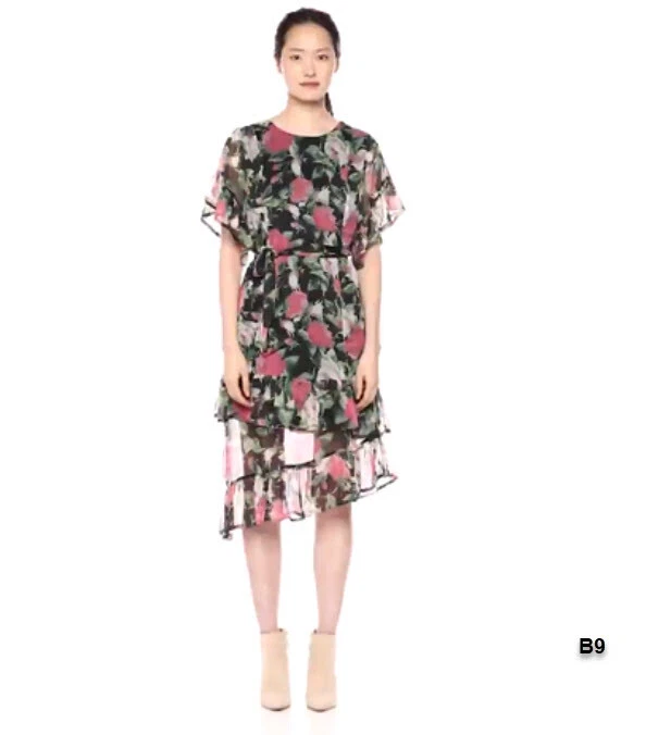 Vero moda black floral dress outlet