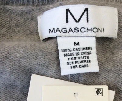 のん！ NWT MAGASCHONI Women's Grey 100% Cashmere Cardigan Size M, $198 | eBay