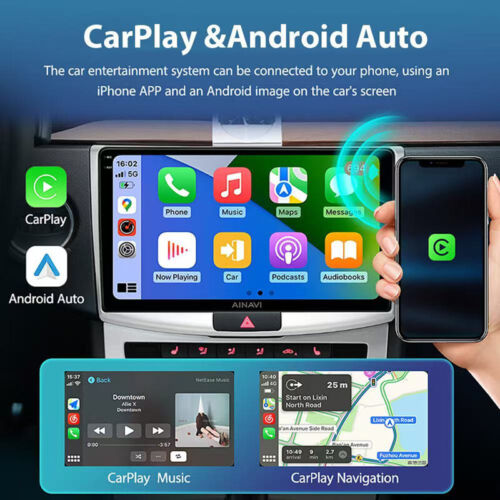 9in Car Multimedia Radio Video CarPlay Android GPS Navi for 17-19 Suzuki Swift - Picture 5 of 12