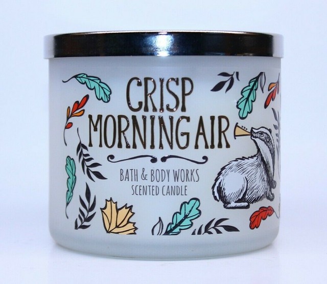 1 Bath & Body Works CRISP MORNING AIR 3Wick Scented Candle 14.5 oz eBay