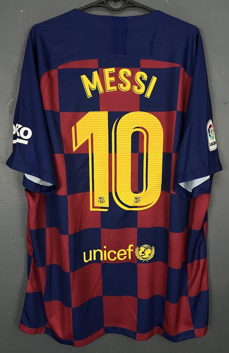 FC Barcelona Messi 1st Team Jersey Mサイズ Lionel Messi Barcelona Jersey M Size New With Tags Authentic