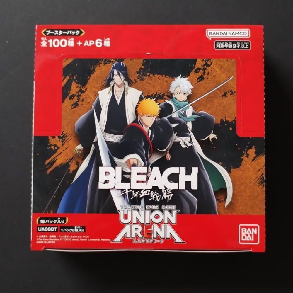 bleach union arena booster box Union Arena UA08 Bleach Thousand Year Blood War Booster Box (16 packs) main image 0