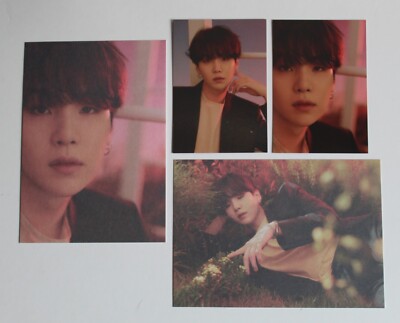 BTS HYBE Insight Yoongi Suga Official Photocard & Postcard Set
