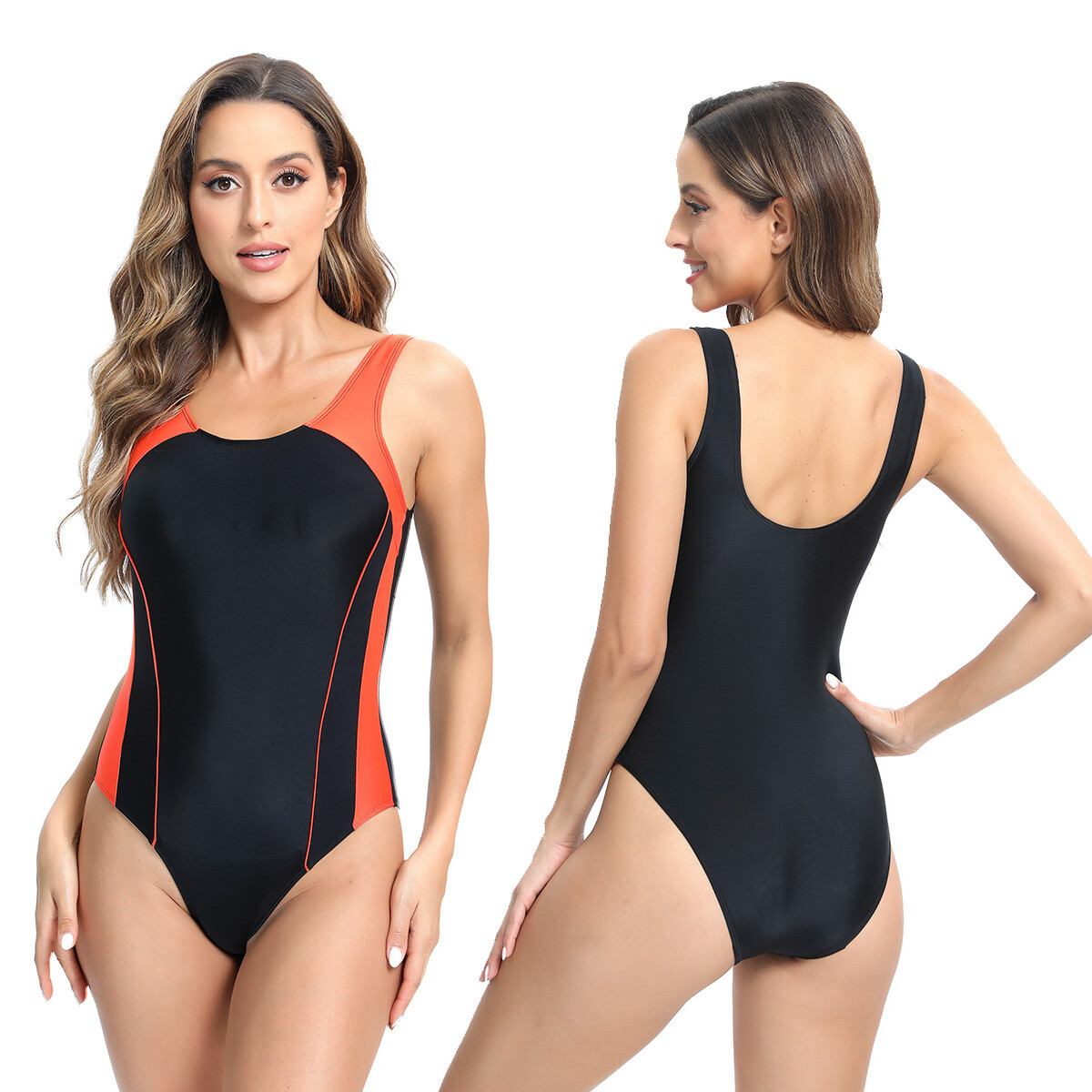 One Piece Swimsuit Women XS Small Medium Size 2 to 10 Swimwear Full Coverage New-image