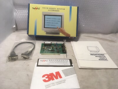 + Vintage Touch plus Touch Screen Monitor Accessories W/ 3M 5  Disk Driver