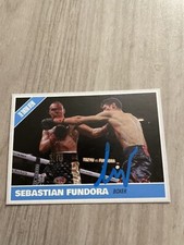BOXING CHAMPION SEBASTIAN FUNDORA SIGNED AUTOGRAPHED CUSTOM CARD WBC CHAMP