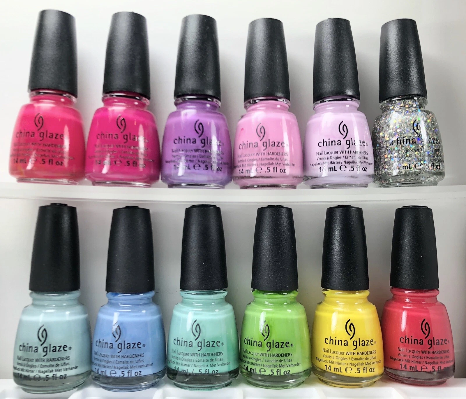 China Glaze Nail Polish Electropop Complete Collection 12 Colors Spring Lacquer