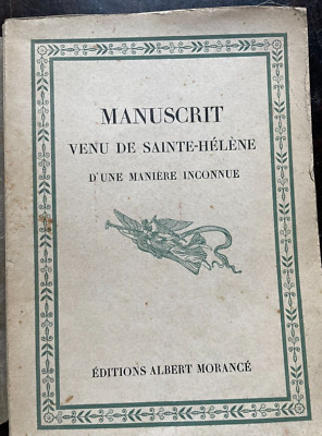 1. KAISERREICH - NAPOLEON - HANDSCHRIFT AUS DER HEILIGEN HELENE auf unbekannte Weise
