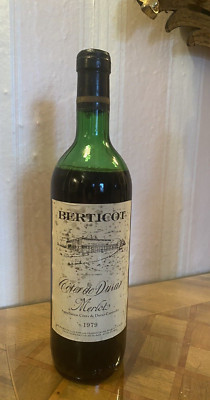 1979  Merlot Berticot Appellation Côtes de Duras Controlée France /Siehe Kapsel