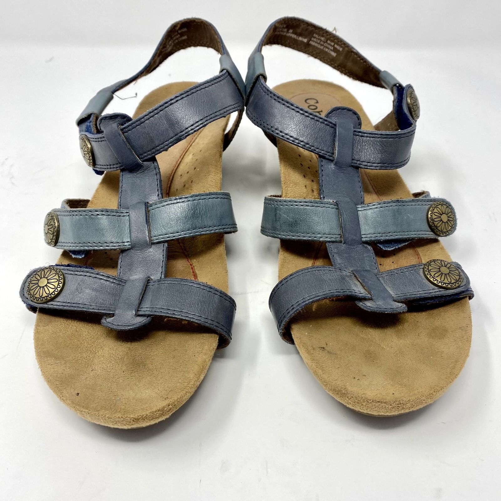 Cobb Hill Gray Leather Sandals - image 2