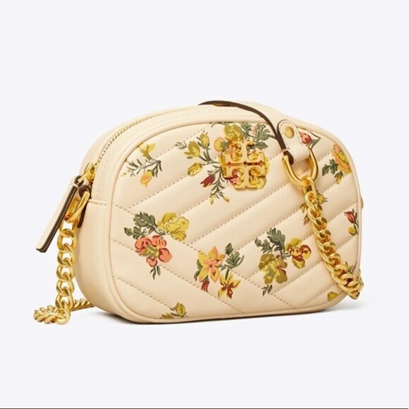kira chevron floral camera bag