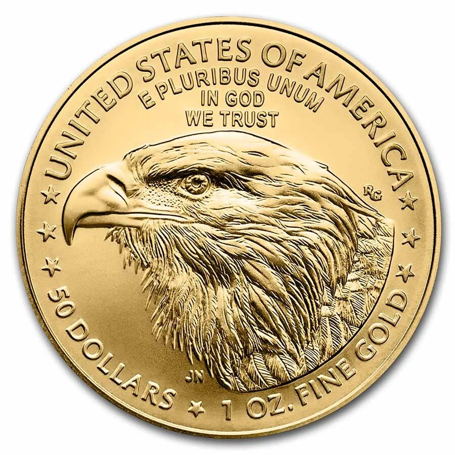 1 oz American Gold Eagle 50 Coin BU Random Year eBay